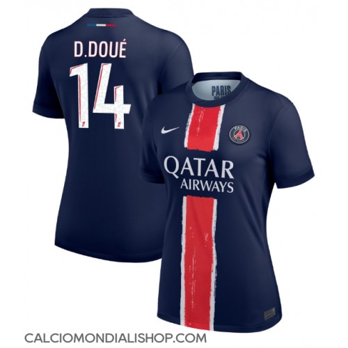 Maglie da calcio Paris Saint-Germain Desire Doue #14 Prima Maglia Femminile 2024-25 Manica Corta